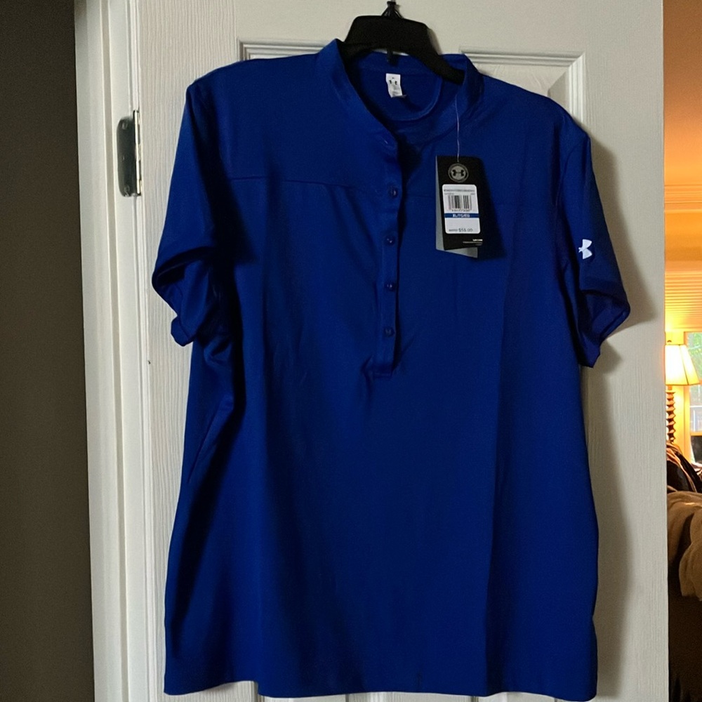 Under armor Henley/ ladies golf shirt